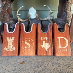 Custom Pine Wooden Boot Jacks | Handmade Boot Remover | Rustic Boot Puller | Personalized Western Gifts | Farmhouse Entryway Decor