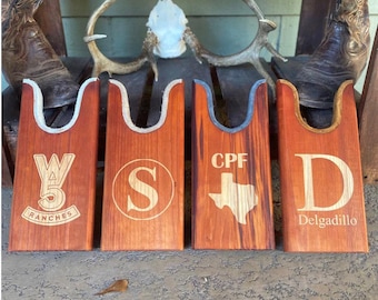 Benutzerdefinierte Kiefer Holz Boot Jacks | Handgefertigter Stiefelauszieher | Rustikaler Stiefelabzieher | Personalisierte Western Geschenke | Bauernhaus Dekor