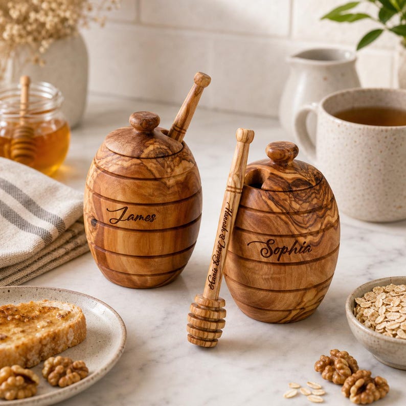 TheRyansWoodworking Honey Pot - Thumbnail 3