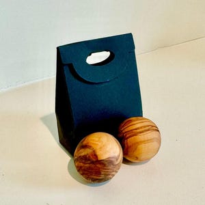Relaxation Olive Wood Balls | Stress Balls| Anxiety Toy| Fidget Toy| Meditation Balls| Stress Relief On The GO!