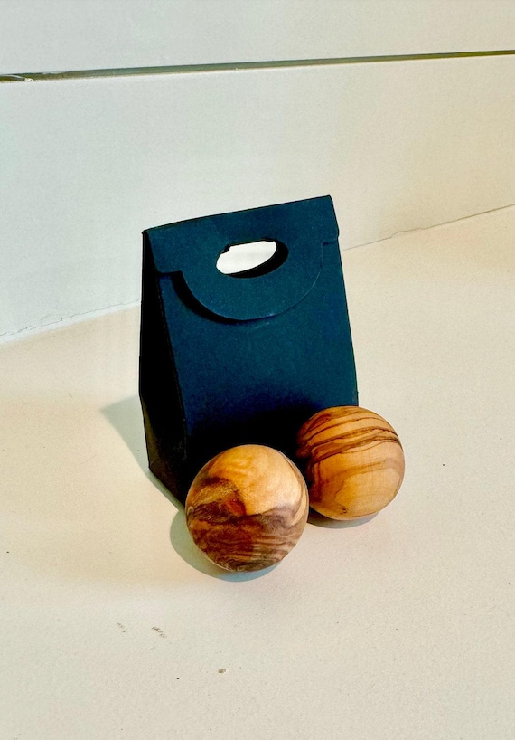 Relaxation Olive Wood Balls | Stress Balls| Anxiety Toy| Fidget Toy| Meditation Balls| Stress Relief On The GO!