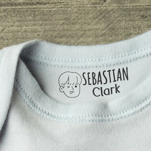 Permanent Ink Clothing Name Stamp Etsy UK
