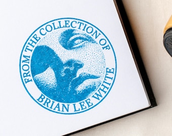 Custom Book Stamp – Classical Sculpture Ex Libris Library Stamper