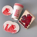 Custom Coffee Cup Business Logo Stamp • Personalized Small & Large Rubber Stamps • Kraft Paper Bags Stamps • Customized Muslin Bags Stamp product logo