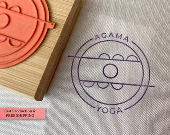 Custom Logo Stamp for Business - Small to Large Sized Custom Stamps - Personalized Name Stamp - Small Business Packaging Stamp