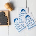 Custom Logo Stamp for Cardstock, Business Logo Stamp for Clothing Tags, Handwriting Realtor Note Stamp, Personalized Greeting Card Stamper