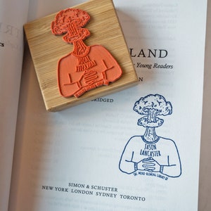 Personalisierter Buchstempel Ex Libris, Aus der Bibliothek von , Personalisierter Buchstempel, Ex Libris, Geschenk für Sie, Geschenk für Ihn