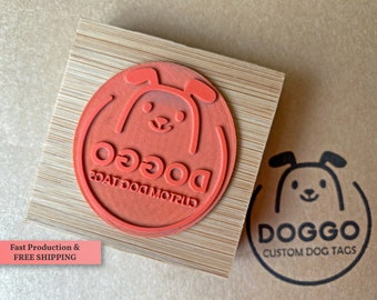 Custom Logo Stamp - Personalized Business Rubber Stamp - Small to Large Size Stamp with Ink Pad - Wood Branding Stamp