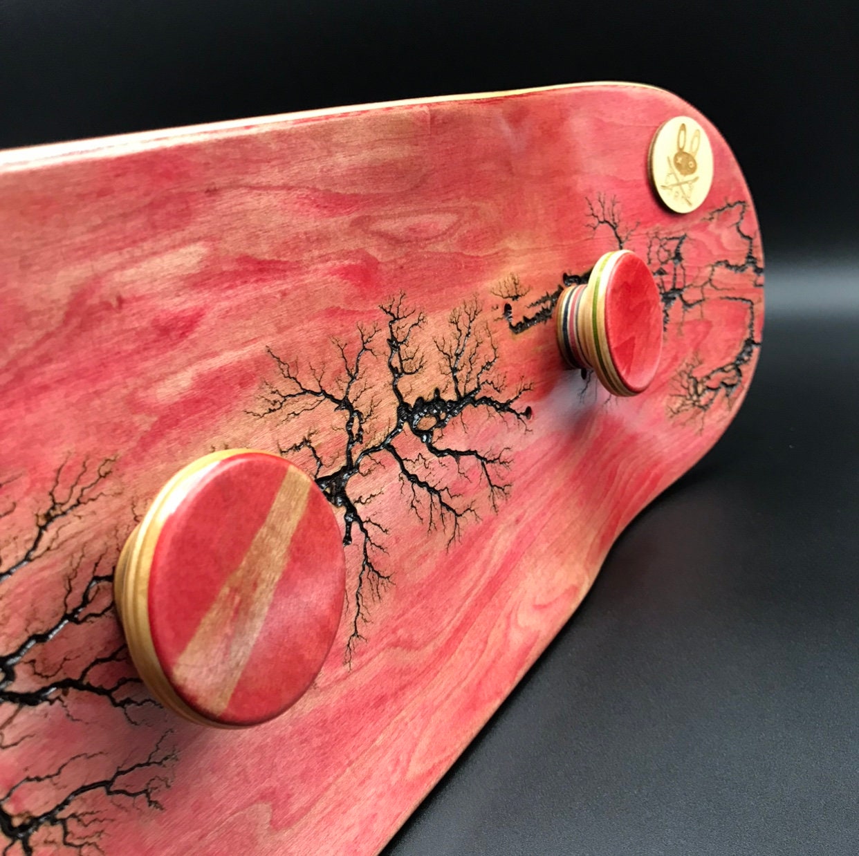 Porte Manteaux Fractal Skateboard Recyclé