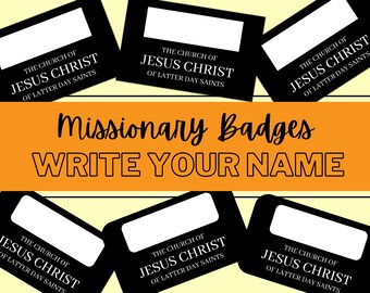 lds name tag etsy