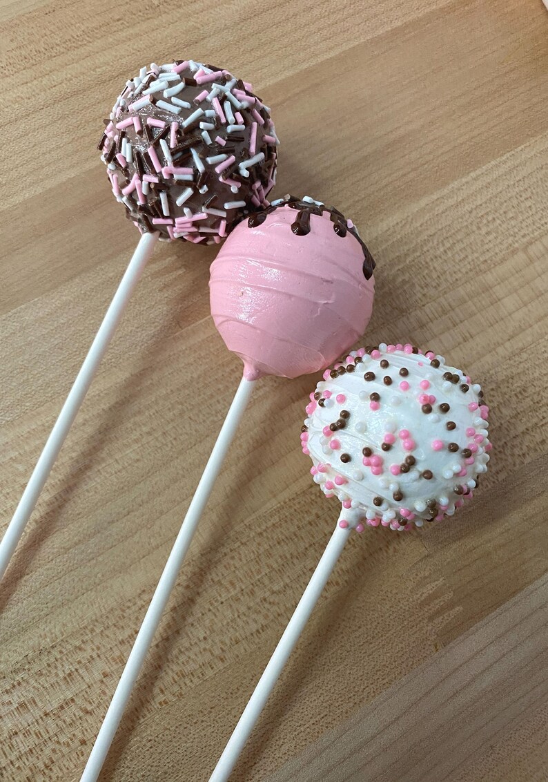 SET OF 3 Neapolitan Faux Cake Pops Food Prop for Display Etsy