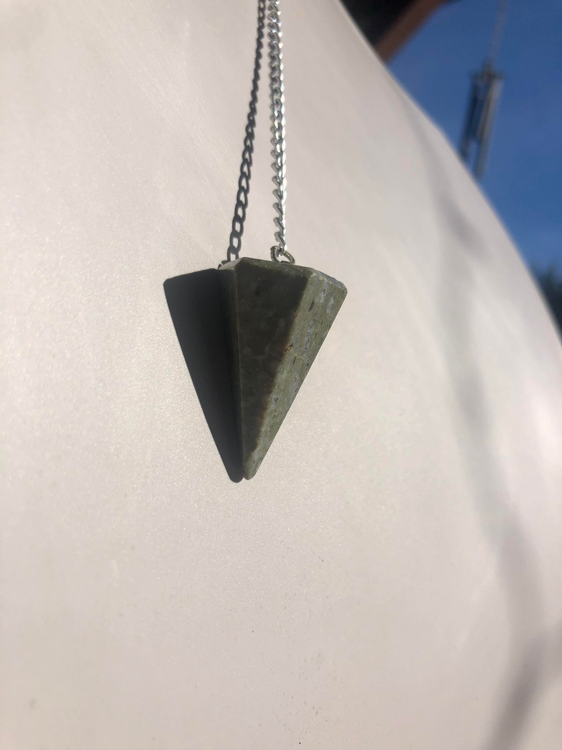 Pendule en Jaspe Vert