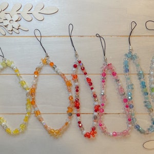 Mickey Cellphone Bracelet-Transparent Mickey Beads-Disney Inspired-Green-Red-Yellow-Orange-Blue-Pink