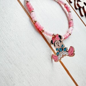 Minnie Mouse Bracelet, Disney Bracelet,Arm Candy, Personalized Bracelet, Disney Jewelry,D