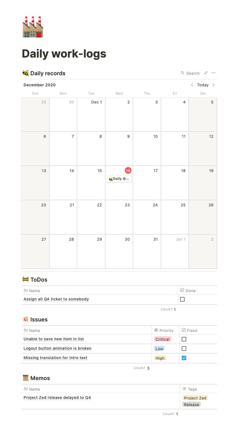 Notion Qa Template Notion Qa Template