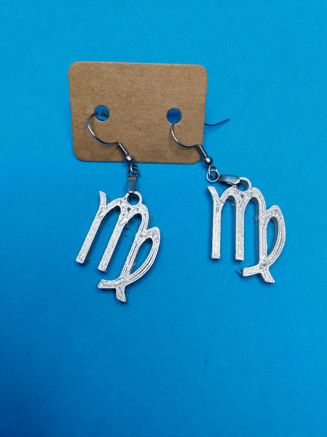 Zodiac Sign Earrings Zodiac Sign Virgo Earrings Astrological Earrings Virgo Earrings Virgo