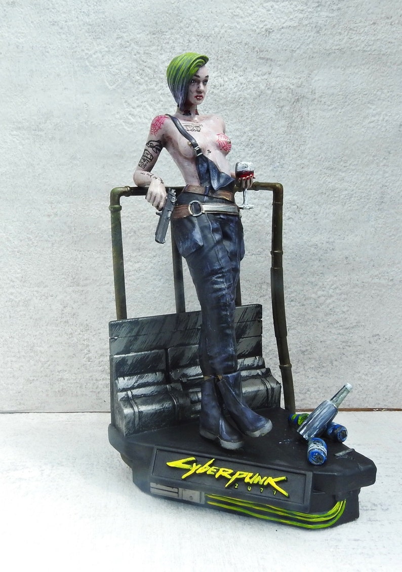 Cyberpunk Fanart Judy Alvarez Pro Painted Nude Miniatur - Etsy