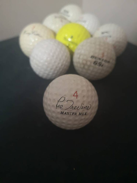 Set of 9 Assorted Vintage Golf Balls. Vintage Henry Cotton Etsy
