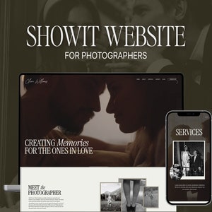 Photographer Website Template, Showit Website Template, Showit Website Template for Photographer, Photography Website, Showit Website Design
