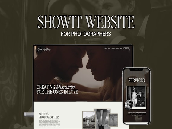 Photographer Website Template, Showit Website Template, Showit Website Template for Photographer, Photography Website, Showit Website Design