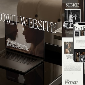 Photographer Website Template, Showit Website Template, Showit Website Template for Photographer, Photography Website, Showit Website Design image 3