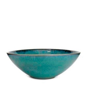 Green Stoneware Serving Bowls Handmade in Portugal | Large Ceramic Bowl