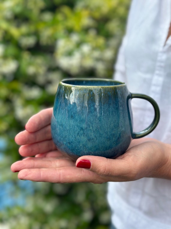 Tasse 2 Stück, Kaffeetasse, Keramik Kugelbecher, Becher handgemacht, Tassen, Keramik Tasse I Geschenke
