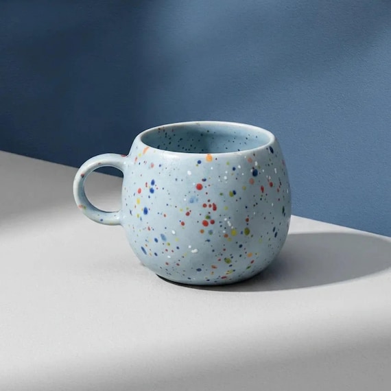 Handmade Ceramic Mugs in Many Colors From Portugal - Eggbackhome Collection - Unique and Colorful Designs