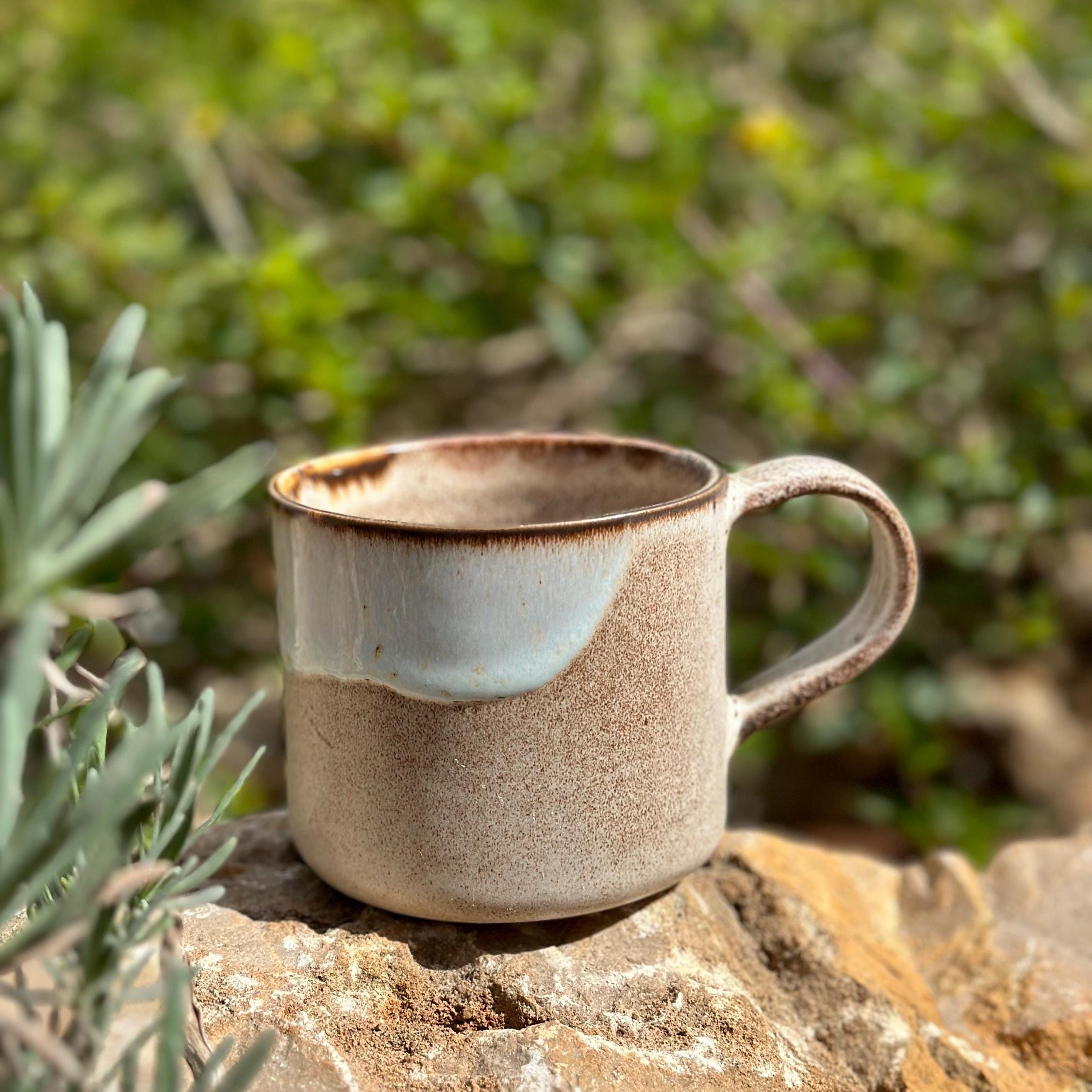 Large Ceramic Coffee Mug 400ml, Pastel White Pink, Ceramic Mug With Handle,  Gift in Box, Dishwasher Safe, Egg Back Home Portugal - Etsy