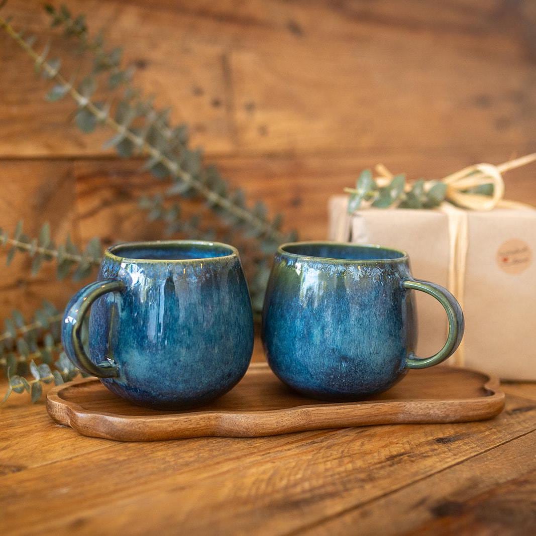 Unique Handcrafted Ceramic Coffee Mugs - Set of 2 - Made in Portugal -  Mother's Day Gift - Etsy