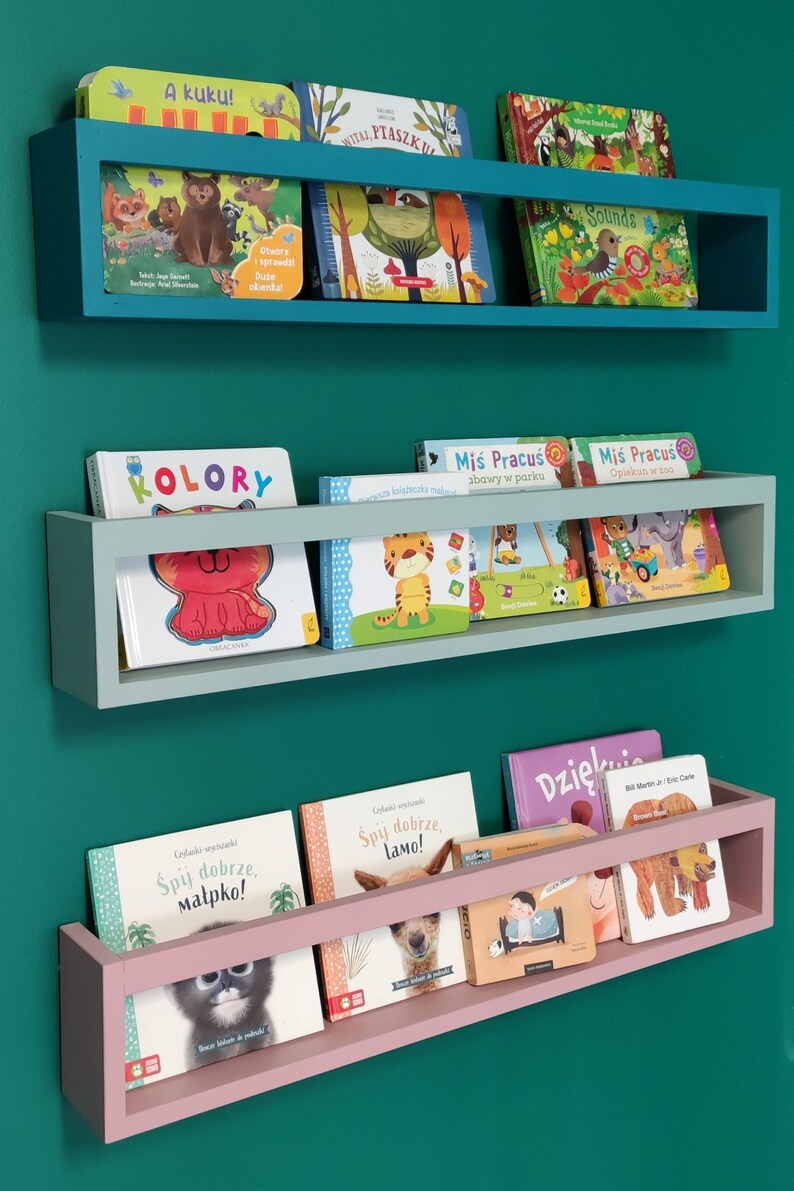 Children Bookshelf, Wooden Bookshelf, Montessori Bookshelf, Children's
