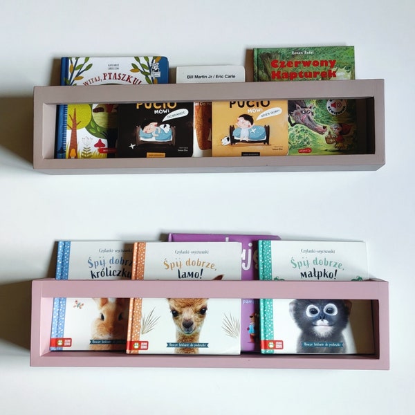 Kids bookshelf, Children bookshelf, Wooden bookshelf, Montessori bookshelf, Bookshelf for kids, Nursery bookshelf, Kinderbücherregal