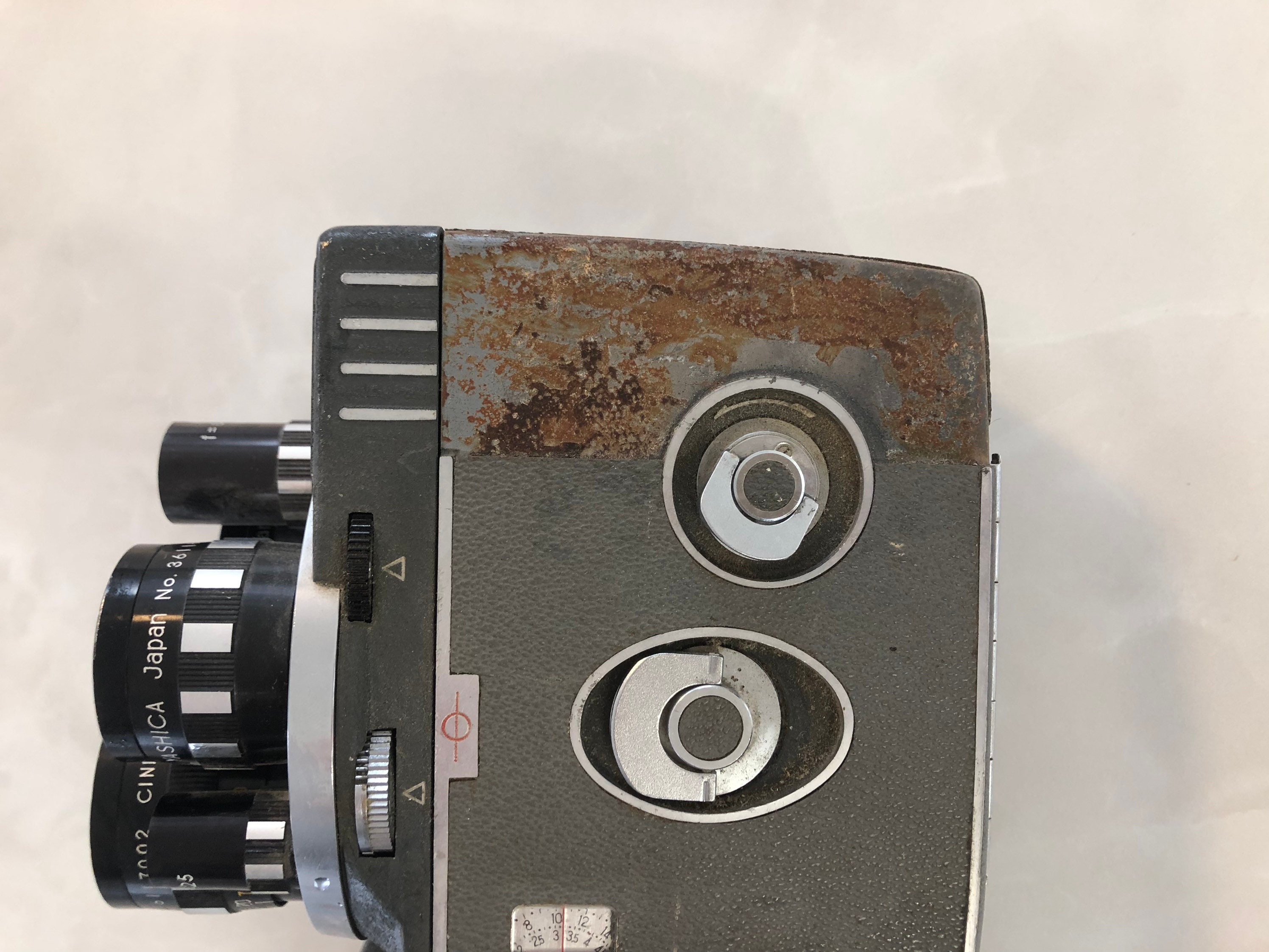 Vintage Yashica 8-E III Film Movie Camera With Pistol Grip Handle