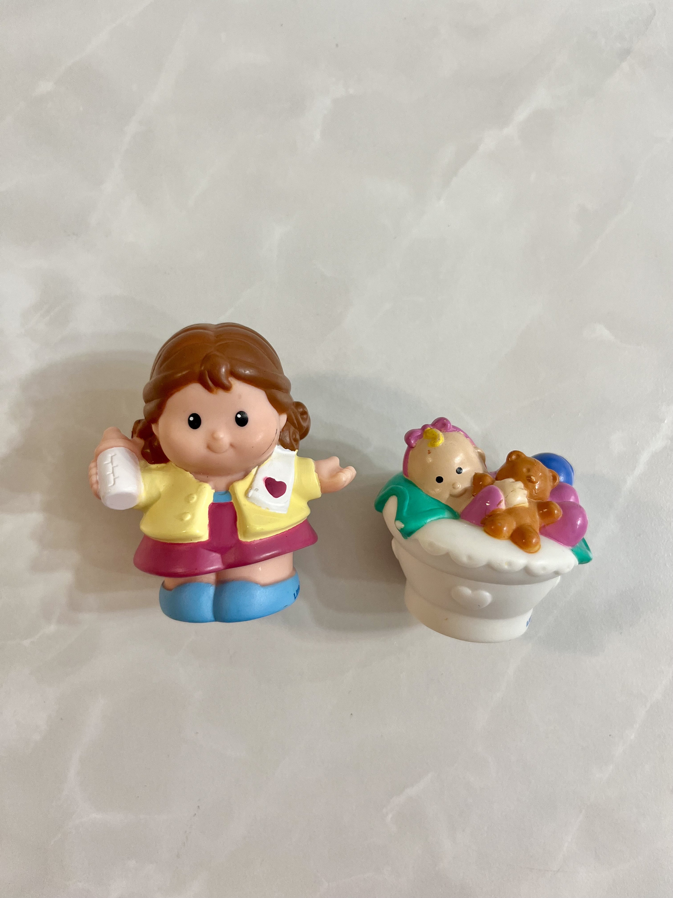 Poupée Mattel Little Mommy Interactive 36cm - Yeux Bleus Cheveux Blonds - Vintage 2007 - France