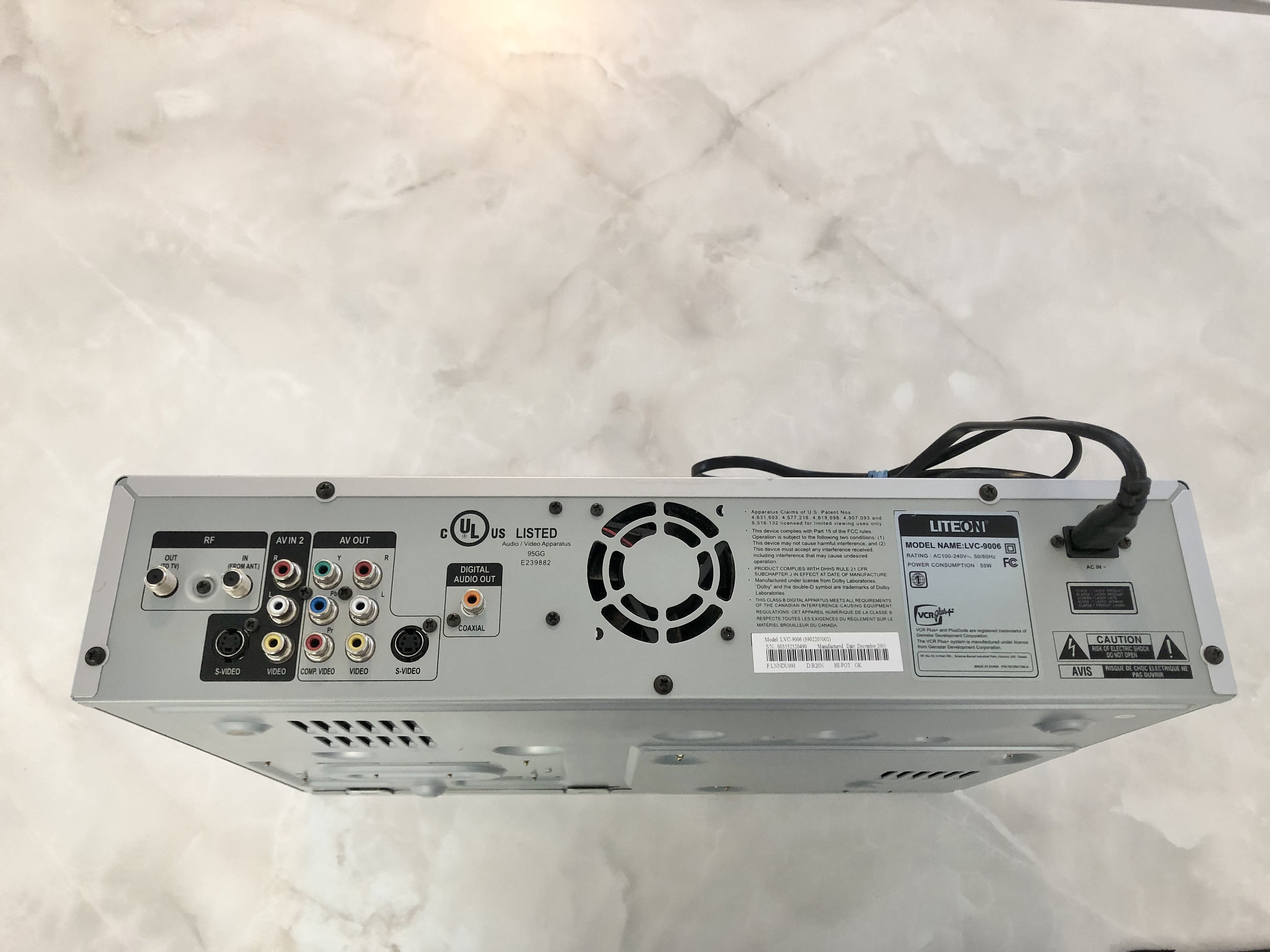 Liteon LVC9006 DVD VHS Recorder 4 Head Hifi Vcr Plus Combo Etsy