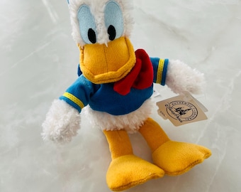 Disney Parks Donald Duck Fuzzy 11" Plush Stuffed Animal Toy Mickey Mouse Friends