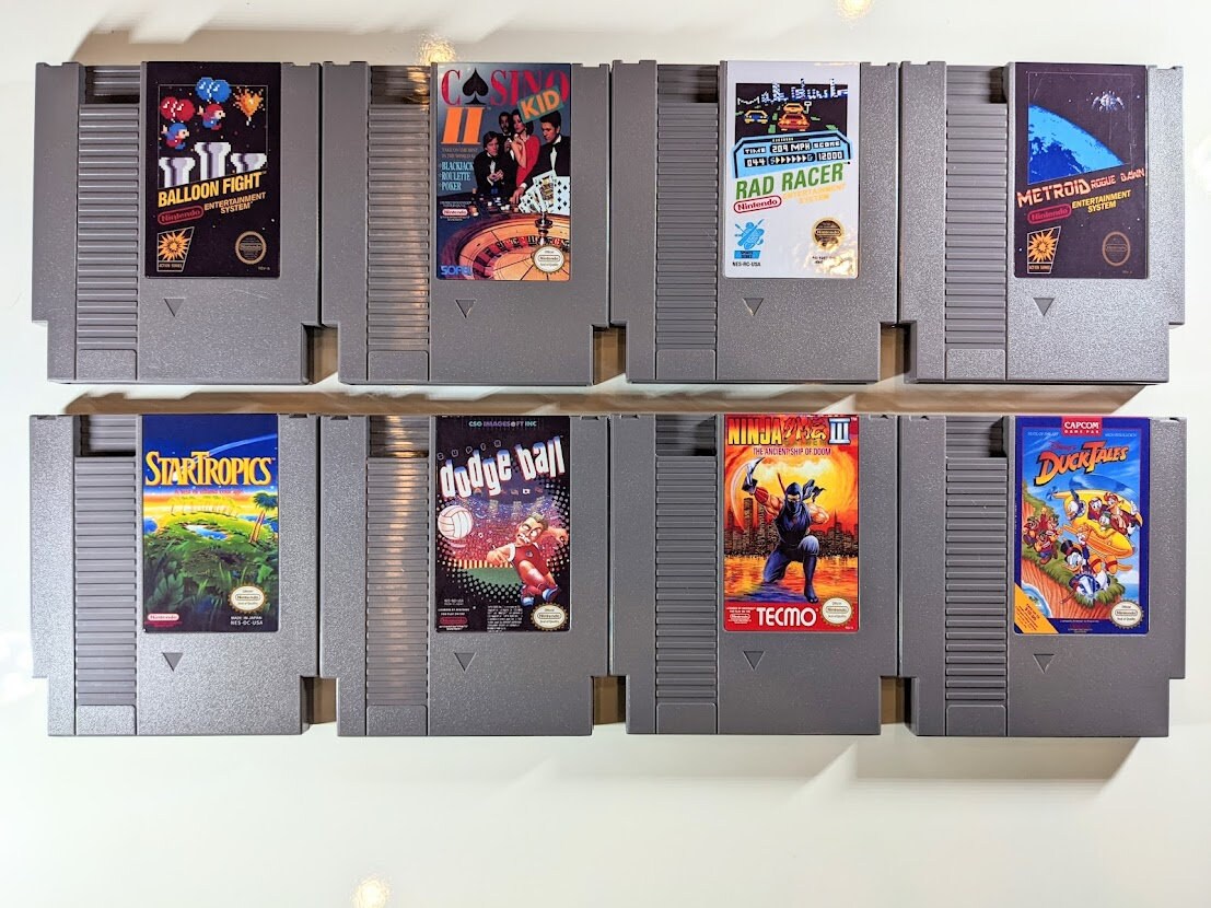 NES Games For Original Nintendo NES 001 Group 2