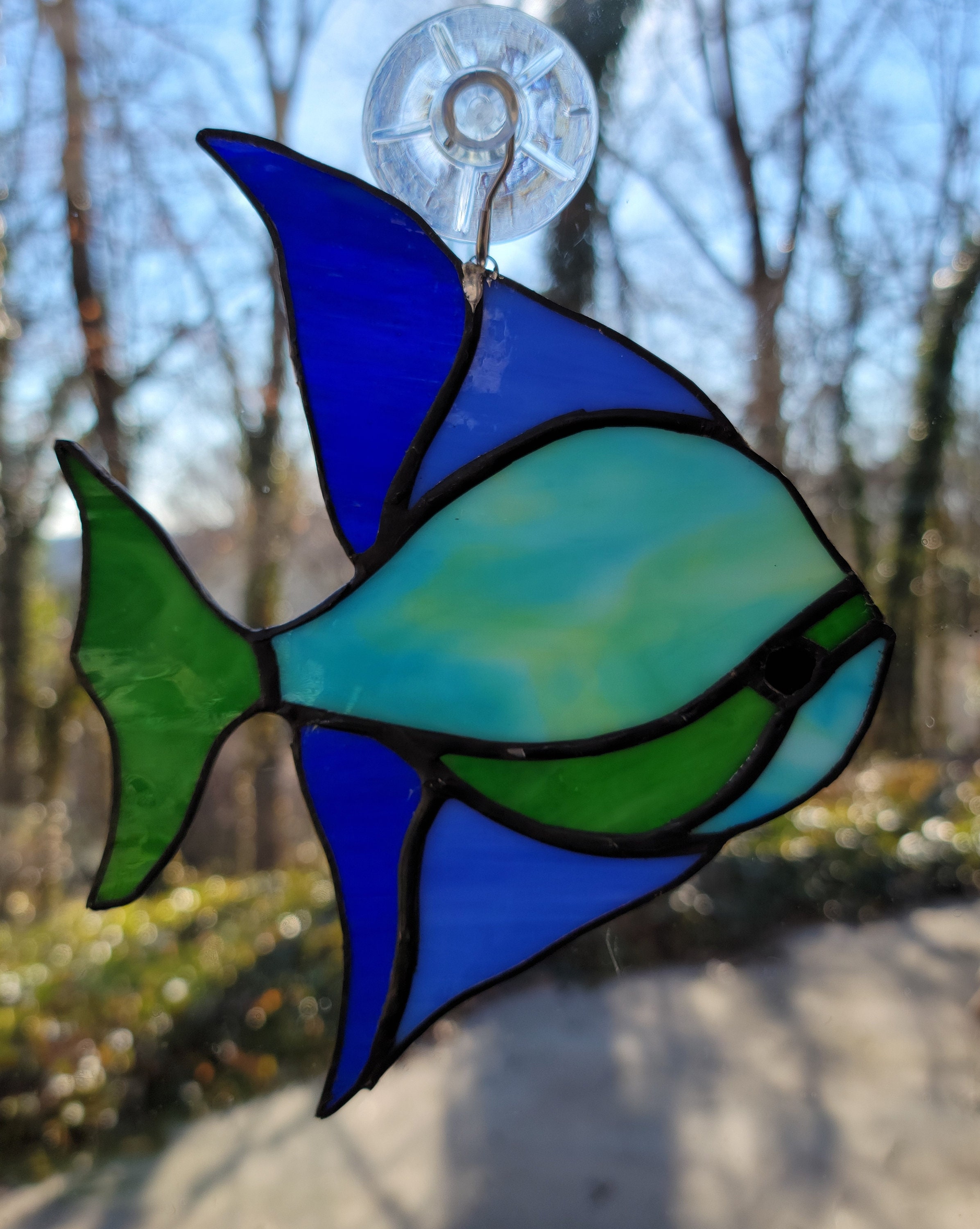 Tropical Fish Stained Glass Etsy