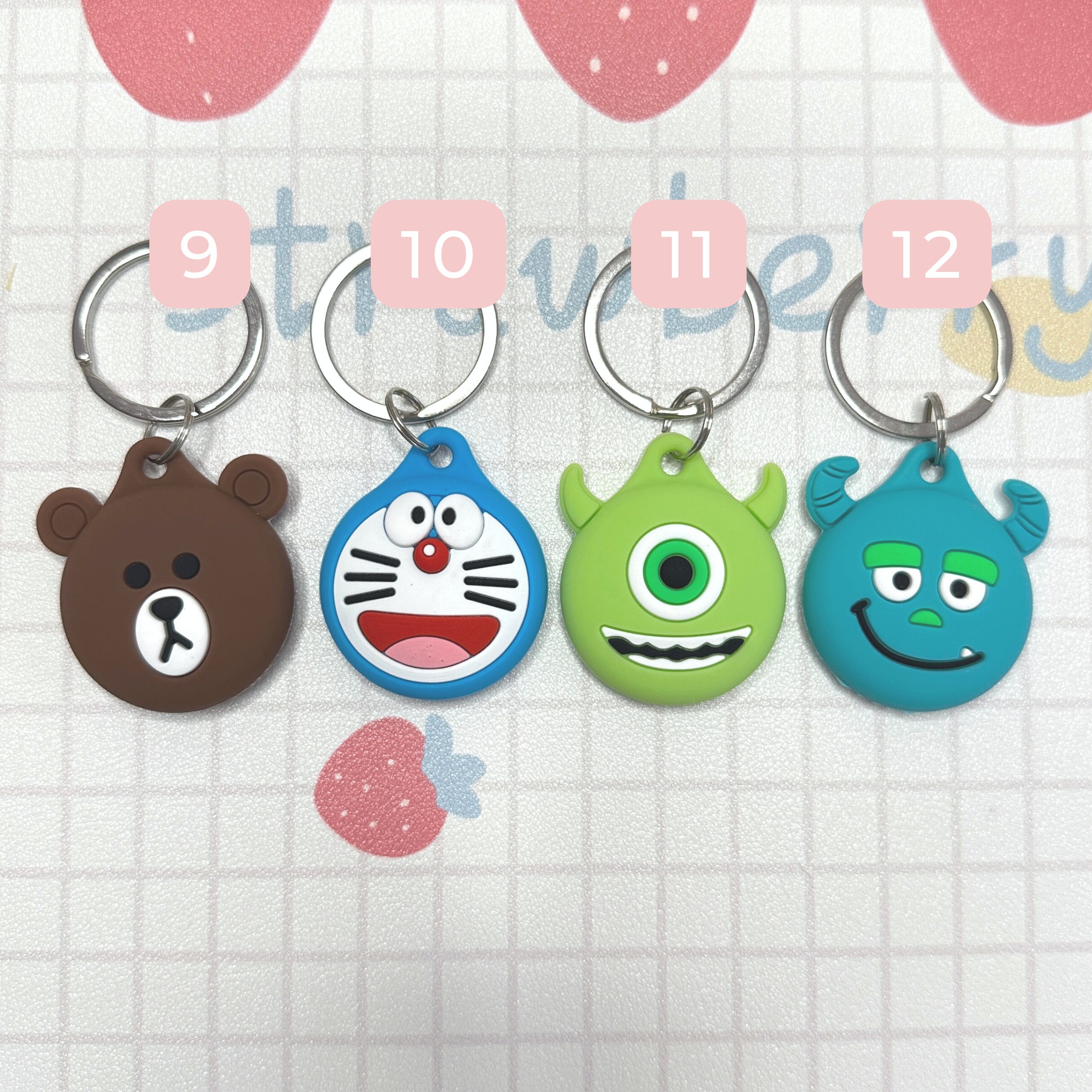 Cute Cartoon Airtag Holder Airtag Keychain Airtag Case Etsy Australia