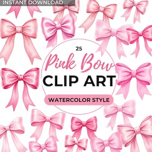 Ribbon coquette Bow PNG Bundle,Ribbon PNG, Bow CUTE,Girlie pink Hair bow png,coquette ribbon,Watercolor Bow Clip Art, Bow Illustrations