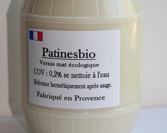 vernis naturel à l'eau Patinesbio