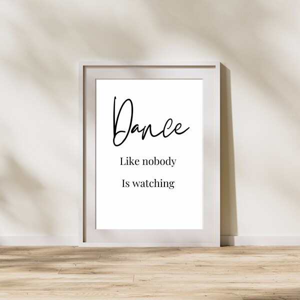 Dance Like Nobody - Etsy