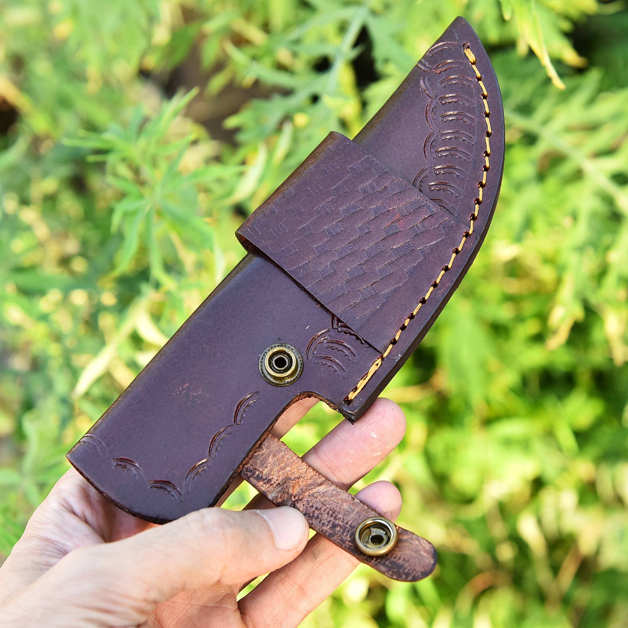 Custom Handmade Engraved Leather Knife Sheath Fixed Blade Etsy