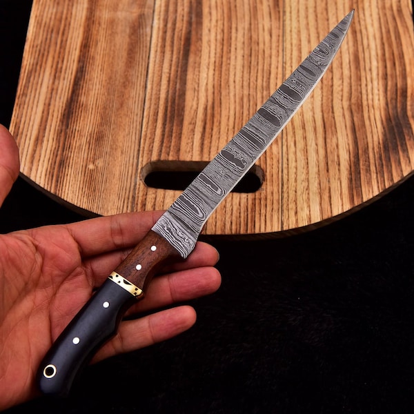 Fillet Handmade Damascus Steel Chef Knife Kitchen Boning Knife Fillet