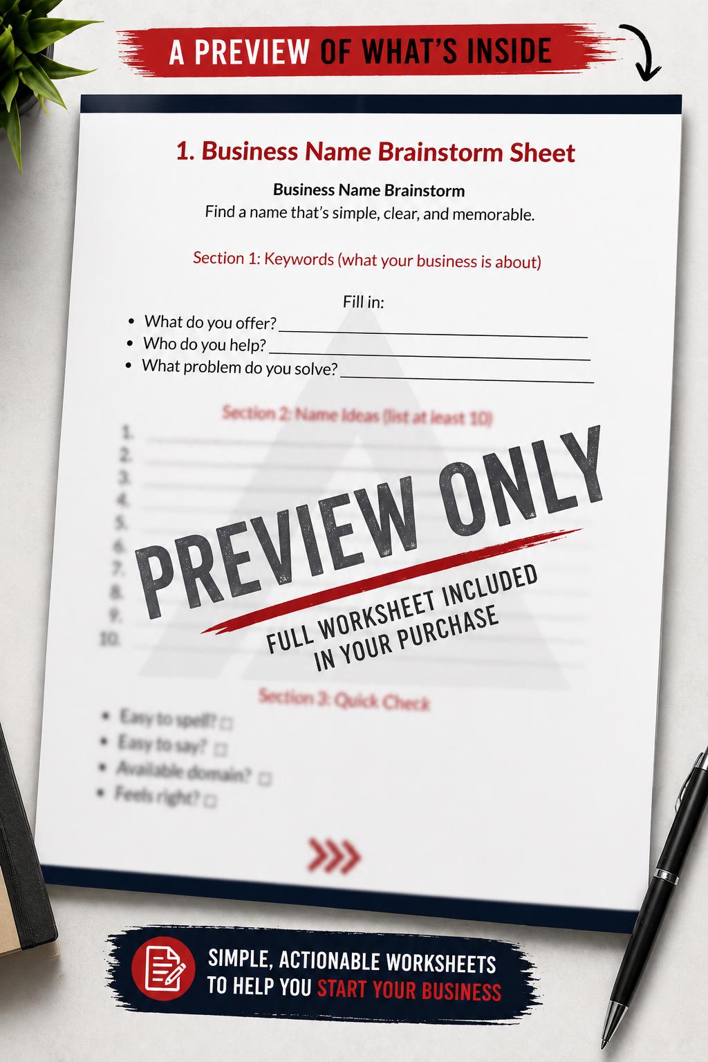 Small Business Starter Kit Printable | Start a Business Guide PDF ...