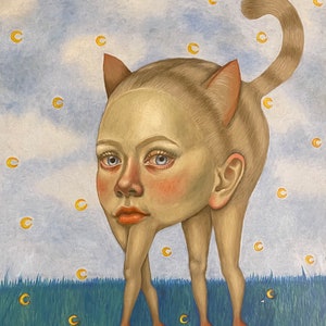 Felis Femina Art Print A5