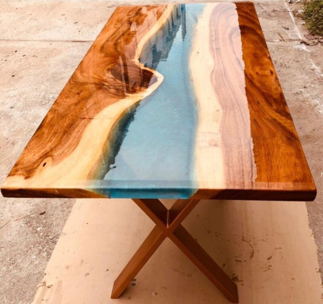 Epoxy Custom Coffee Table Epoxy River Table Resin End Table Live Edge