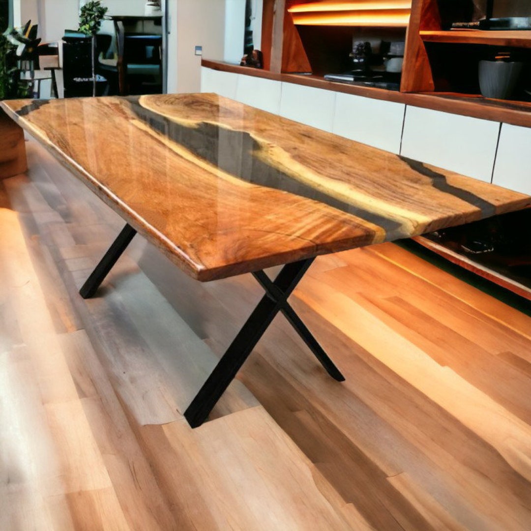 Epoxy Custom Coffee Table Epoxy River Table Resin End Table Live Edge