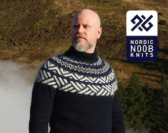 Njord Sweater Knitting Pattern - UNISEX - Instant Digital Download - PDF