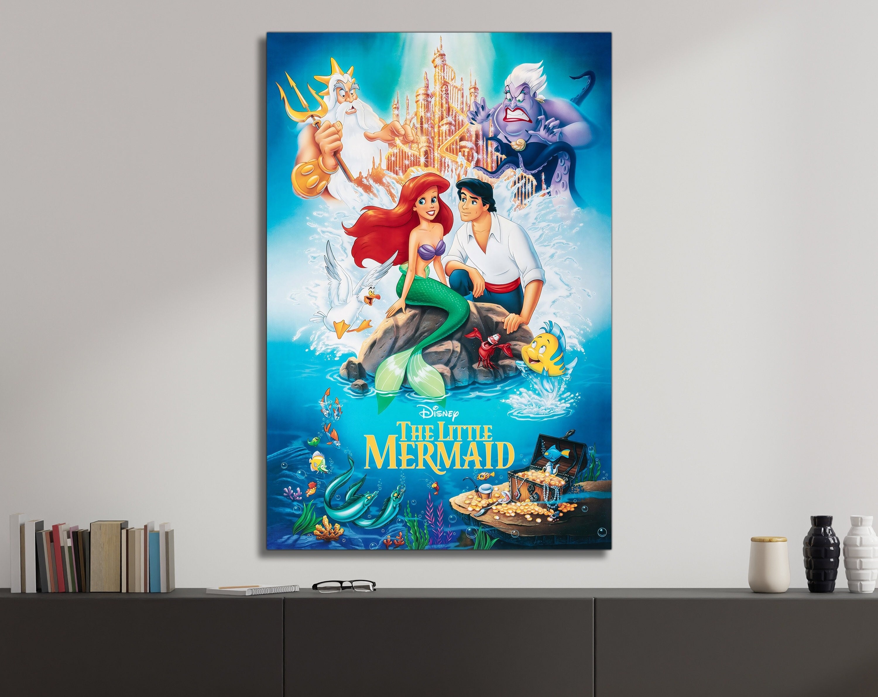 Poster of THE LITTLE MERMAID, 2023, directed by ROB MARSHALL. Copyright  WALT DISNEY PICTURES. - Album alb9710816